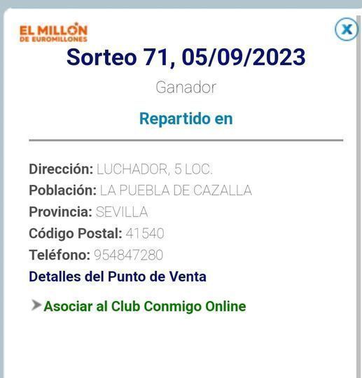 Sorteo del 05 septiembre, ganador repartido en la puebla de cazalla, luchador local 5